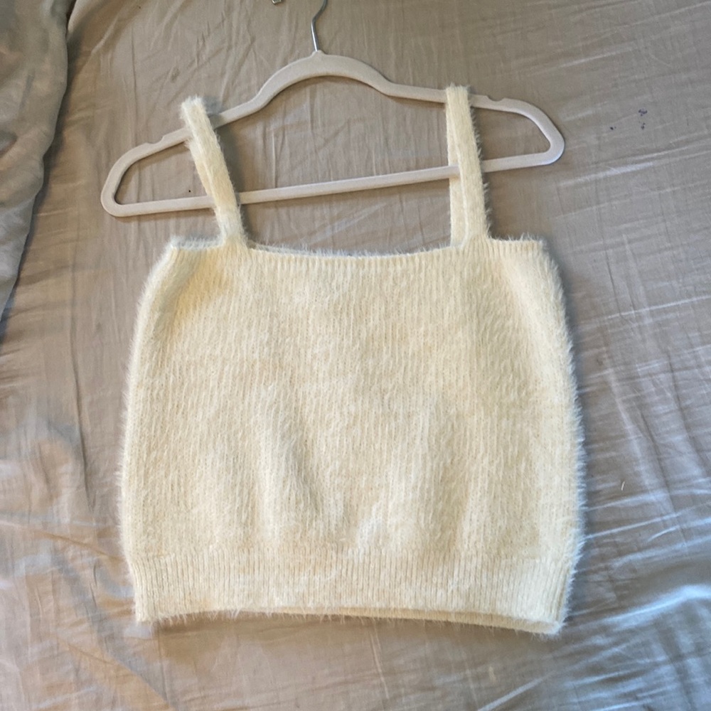 Willow and wind fuzzy tank top